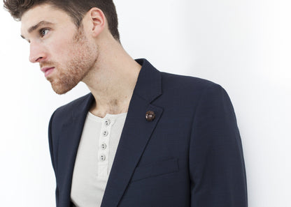 Swift Low Blazer in Navy (6707098550366)