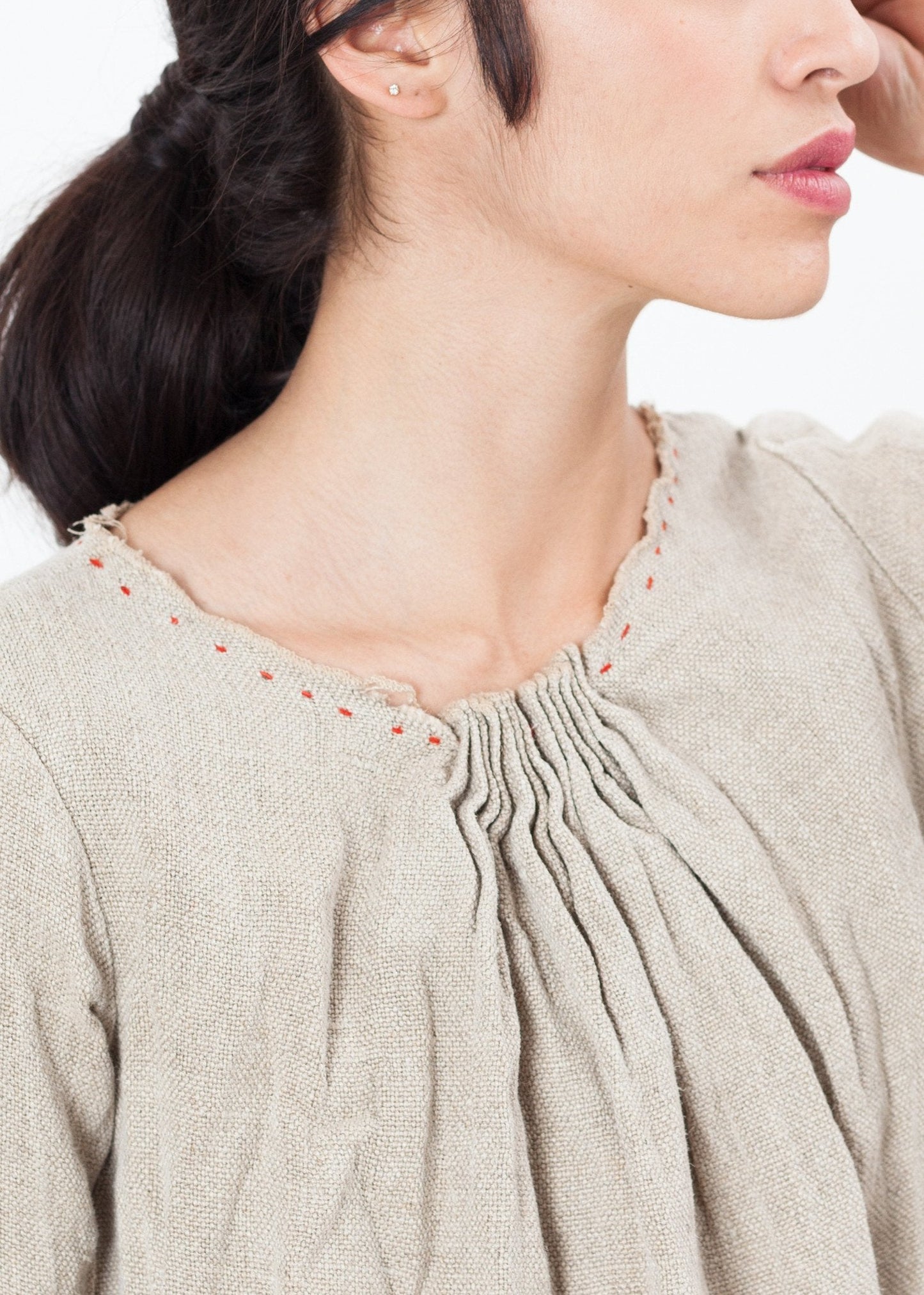 Hemp Dress in Natural (6707098419294)