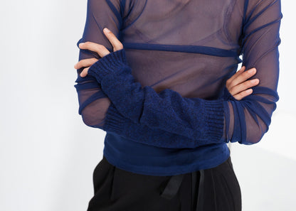 Pikki Mittens in Blue (6707098189918)