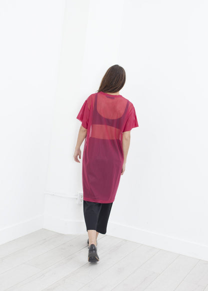 Mesh Over Dress in Pink (6707100418142)