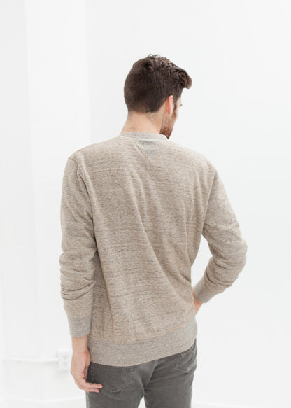 Jeth Sweatshirt in Grey/Rust (6707103596638)