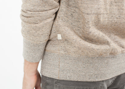 Jeth Sweatshirt in Grey/Rust (6707103596638)