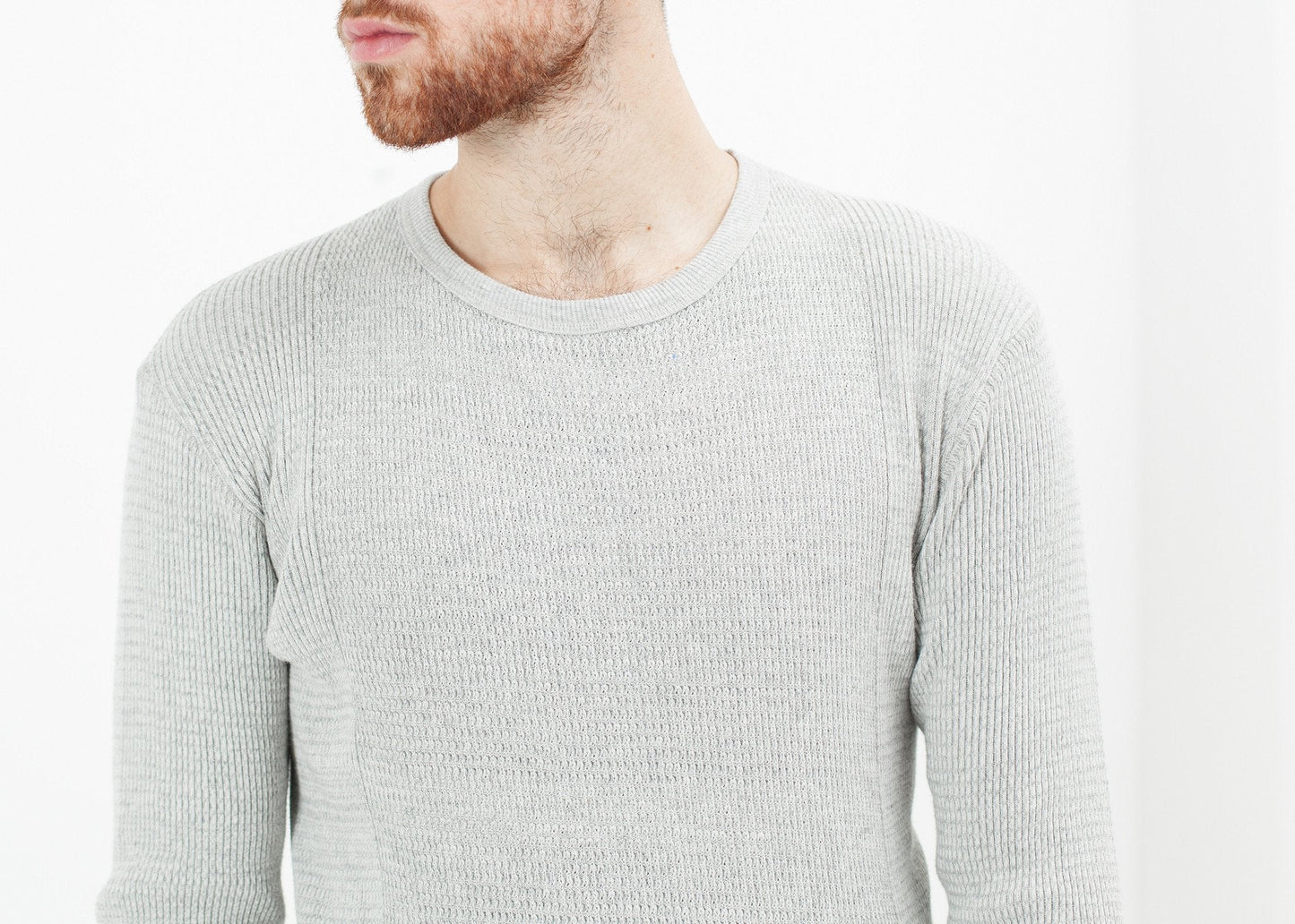 Waffle Knit Long Sleeve Tee (6707096617054)