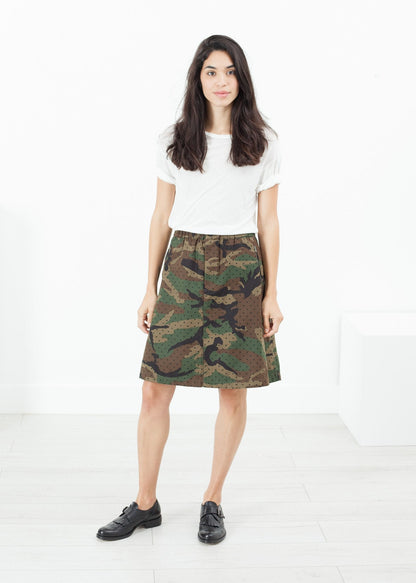 Military Skirt in Camo (6707100090462)