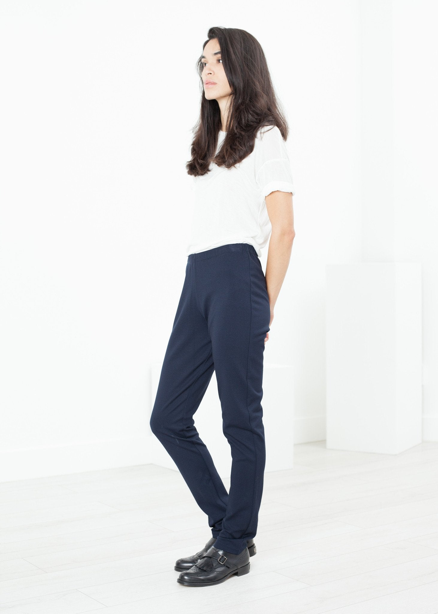 Easy Slim Pant in Navy (6707100483678)