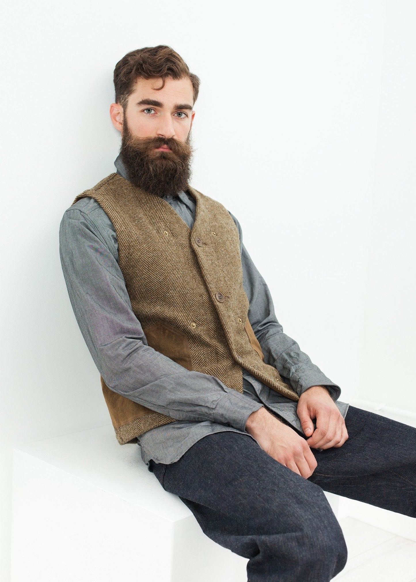 Work Vest in Tan (6707096911966)