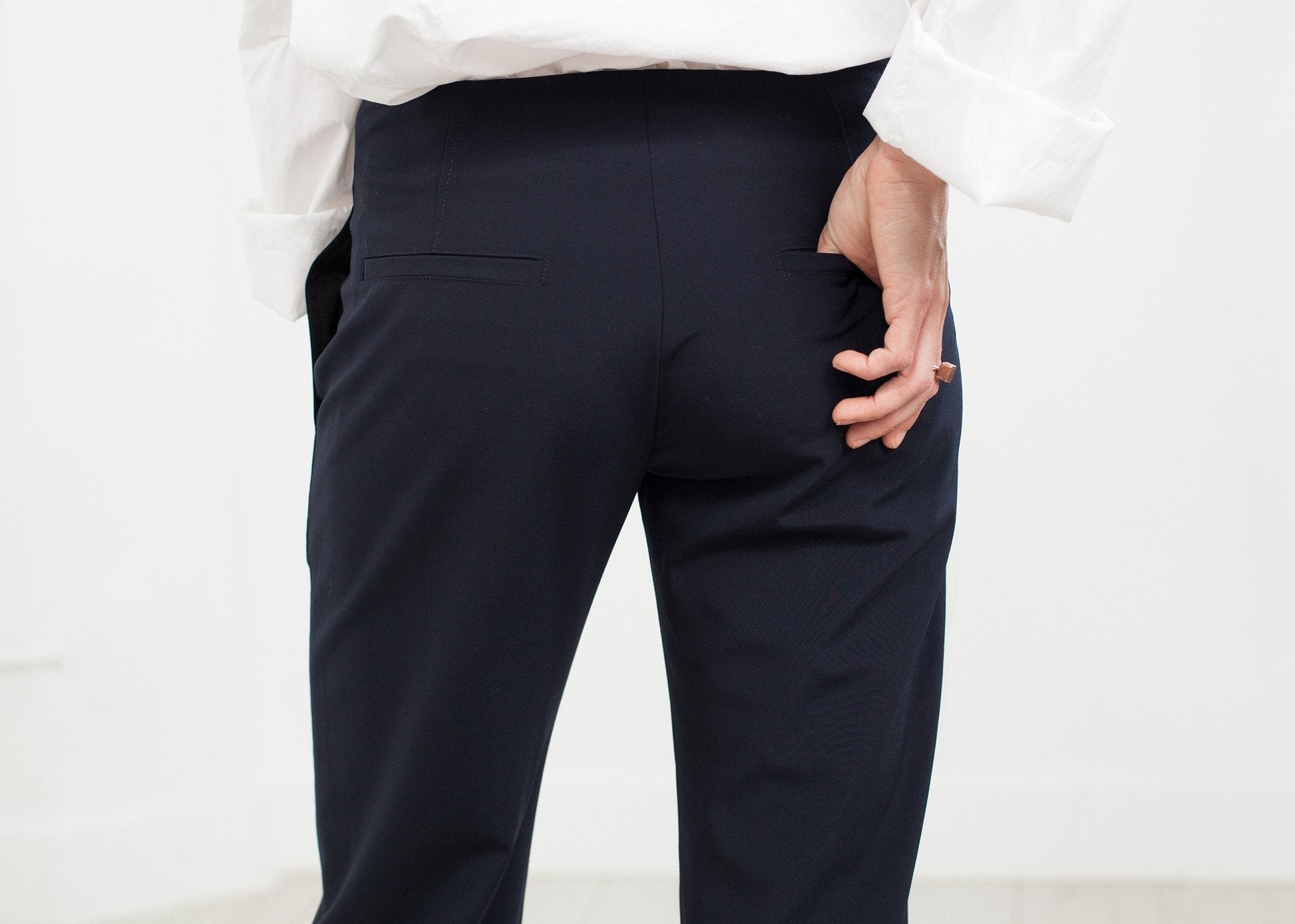 Patch Pocket Pant in Navy (6707093209182)