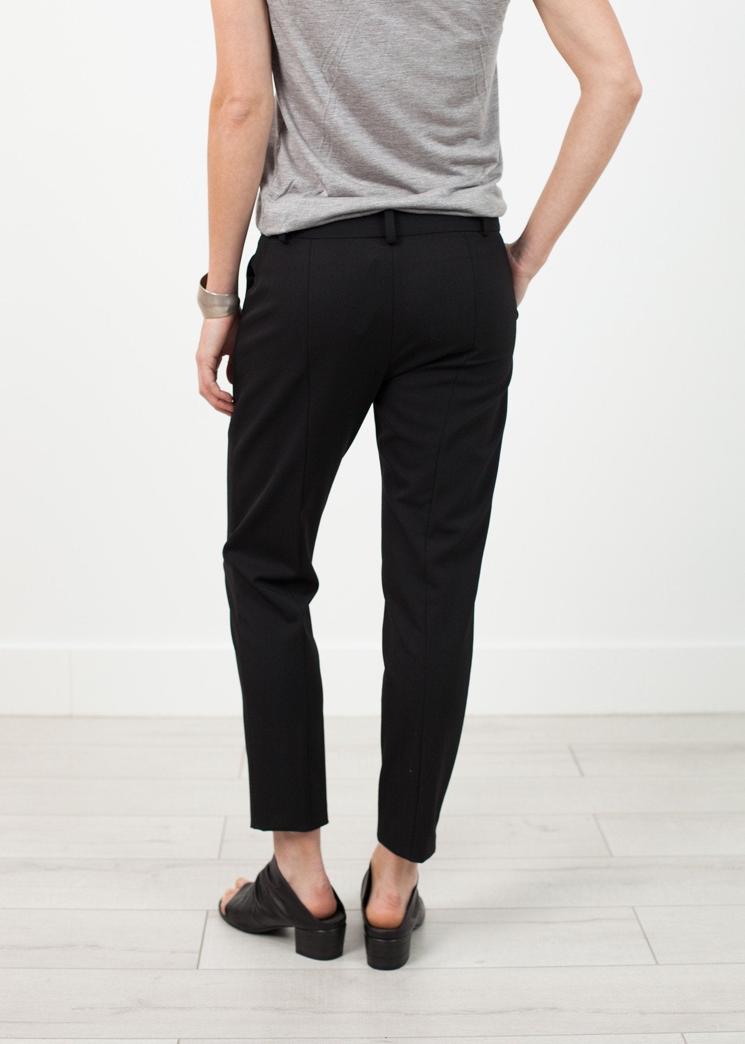 Stretch Fitted Pant in Black (6707104088158)