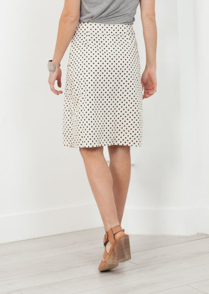 Pleated Skirt in Glitter Dots (6707094224990)