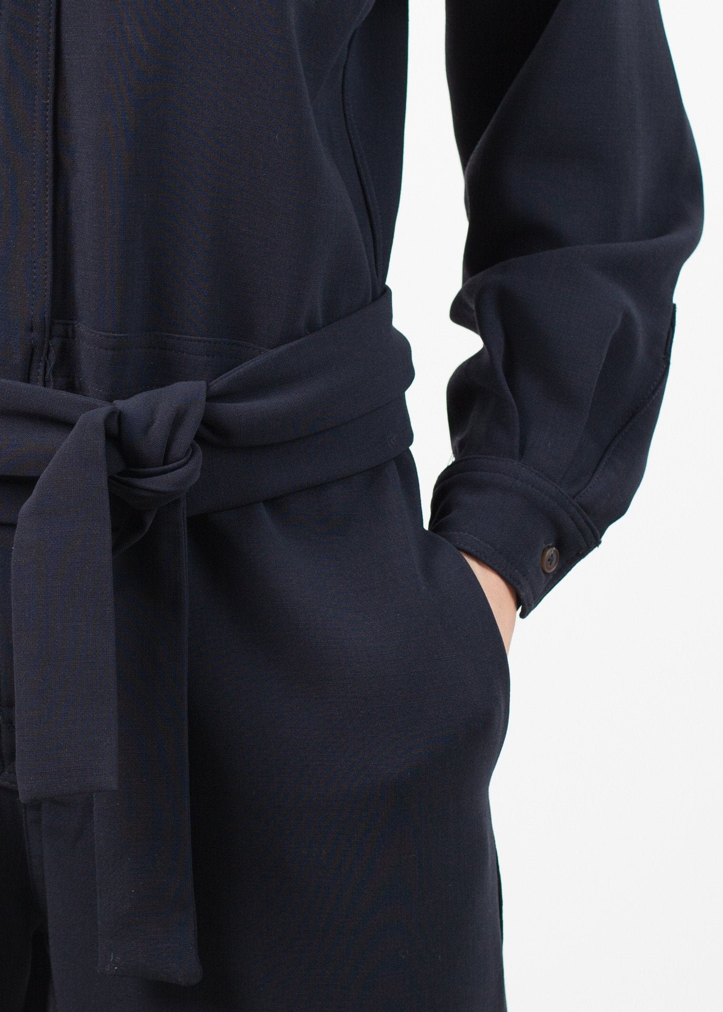 Worker Jumpsuit in Navy (6707093241950)