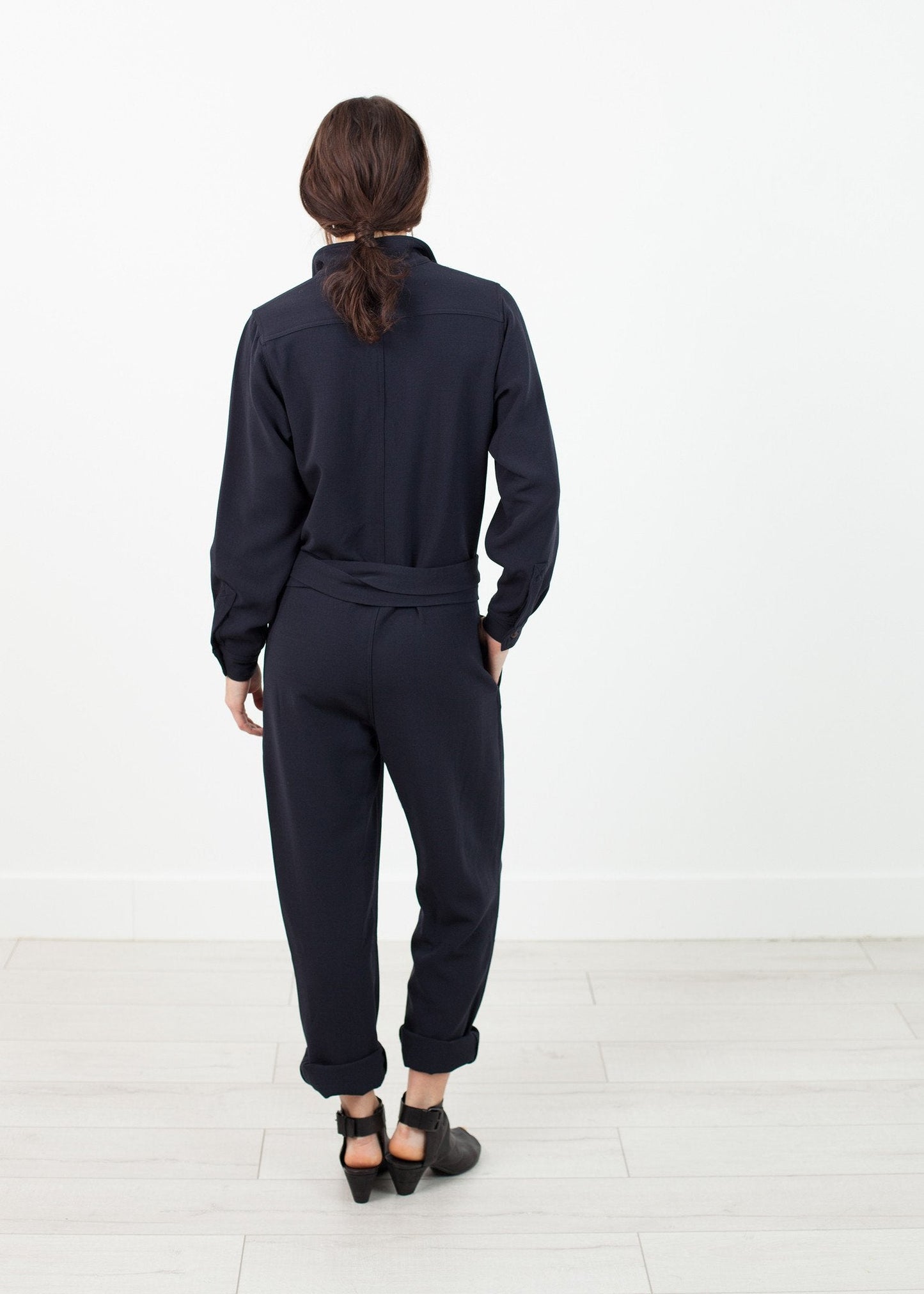 Worker Jumpsuit in Navy (6707093241950)
