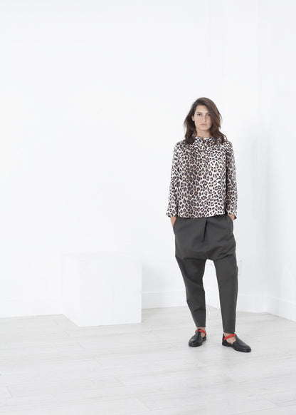 Madame L Blouse in Leopard (6707101597790)