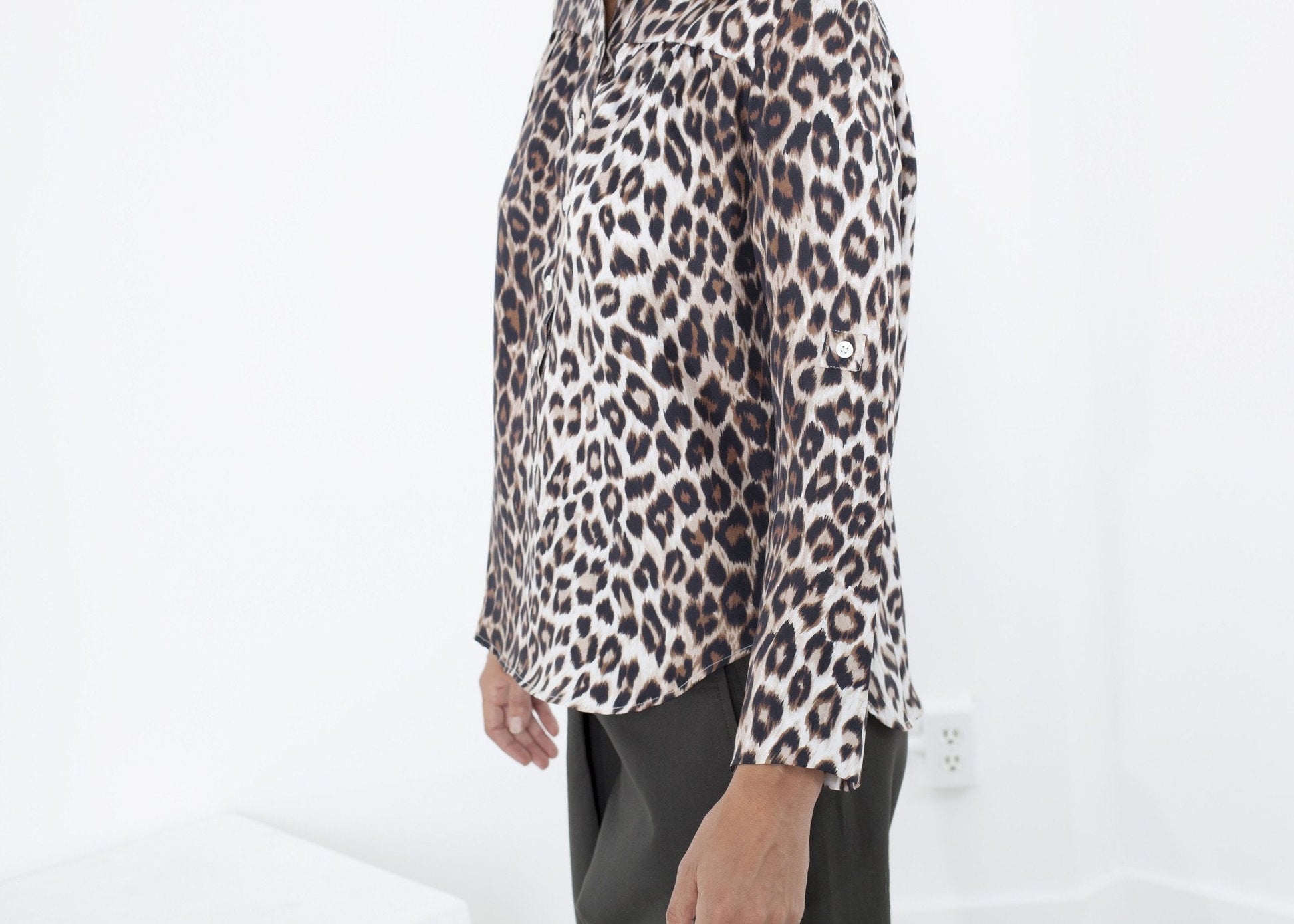 Madame L Blouse in Leopard (6707101597790)