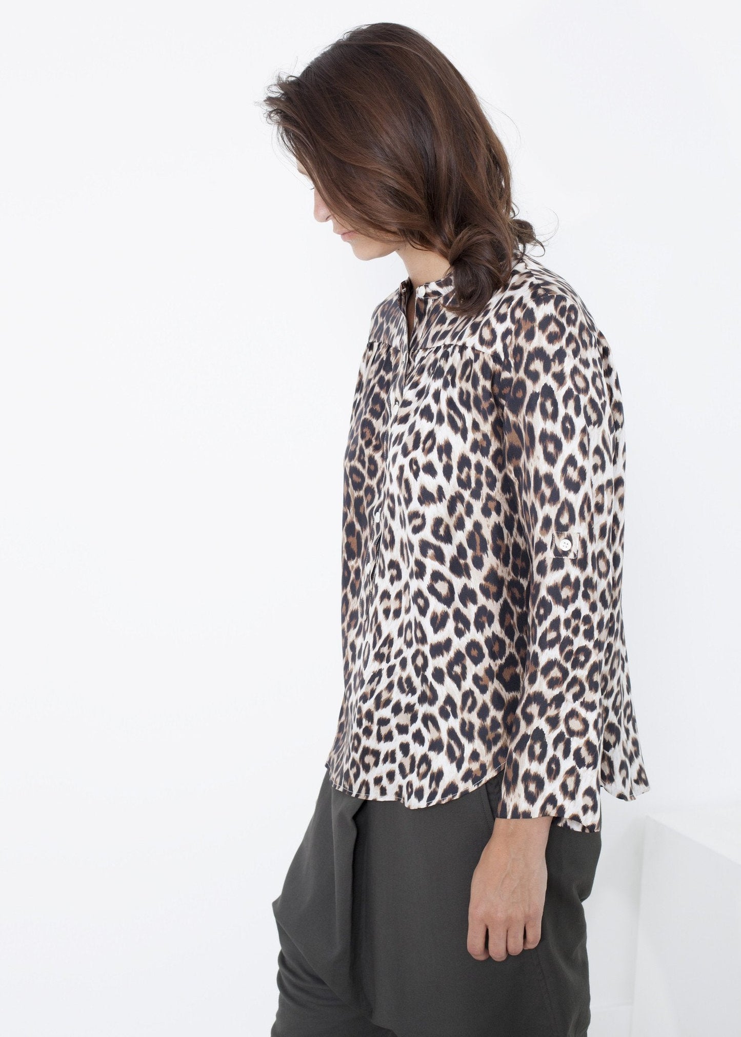 Madame L Blouse in Leopard (6707101597790)