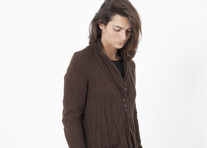 Ghost Wool Jacket in Brown (6707103137886)