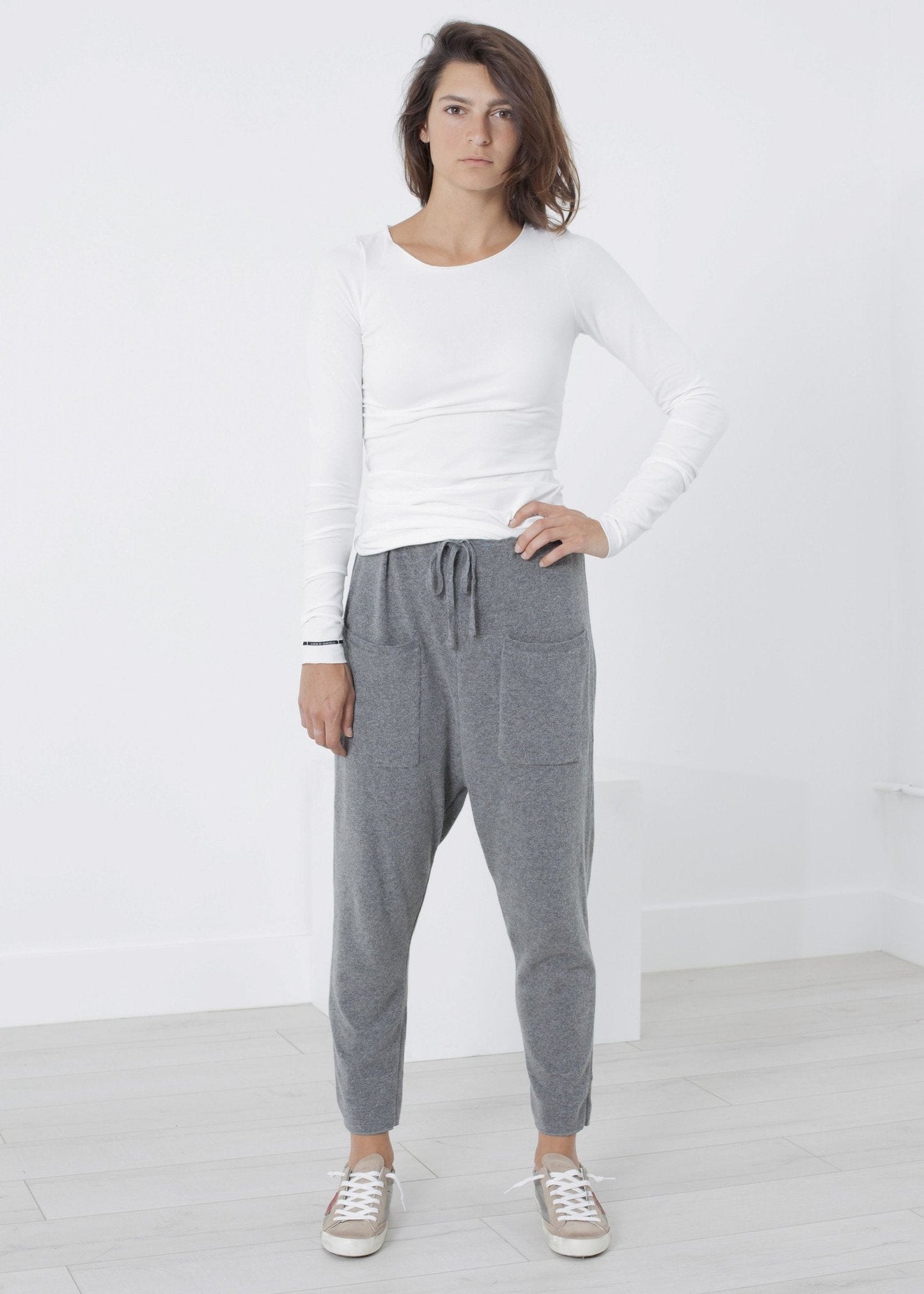 Stretch Tee in Milk (6707104448606)