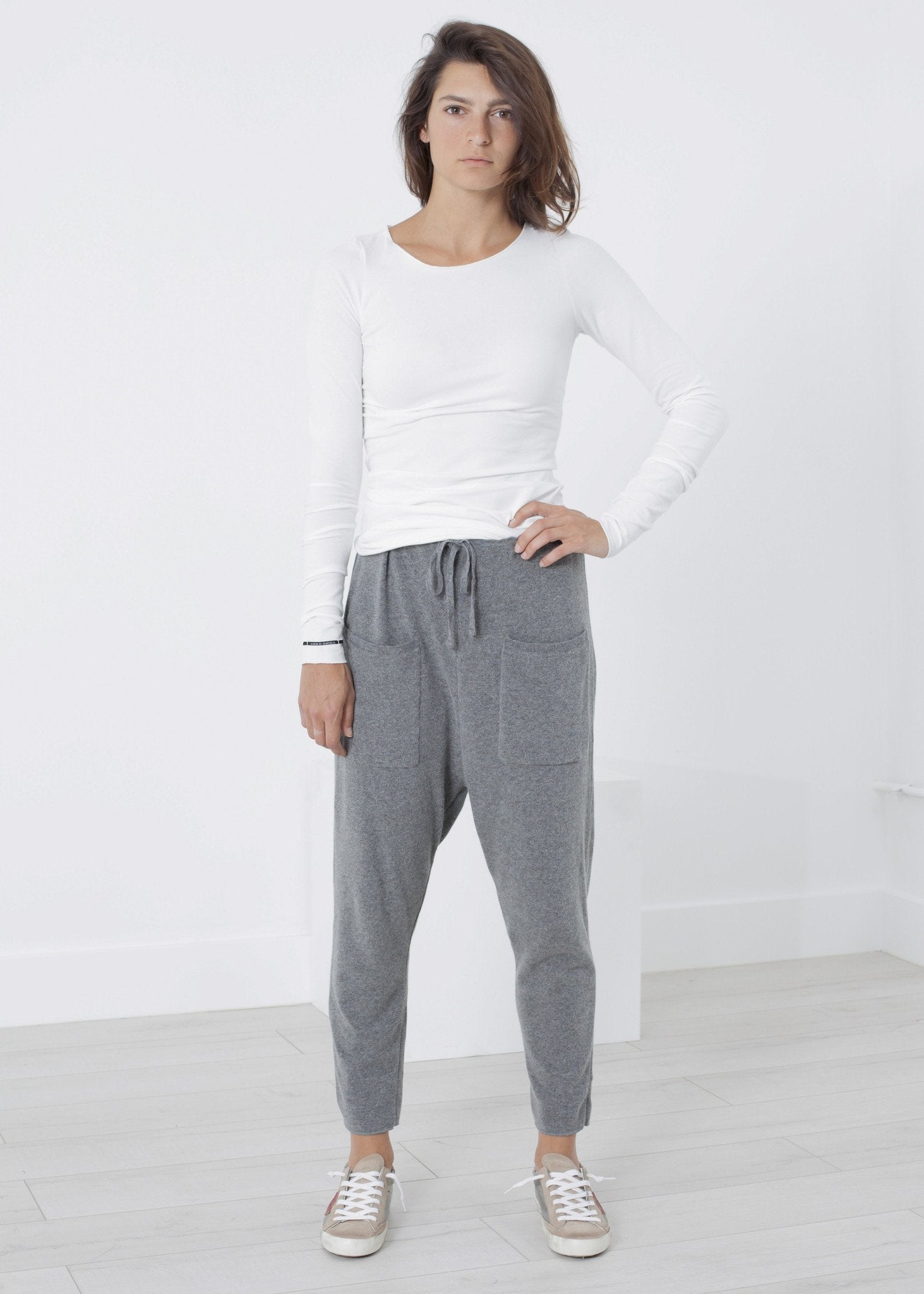 Stretch Tee in Milk (6707104448606)