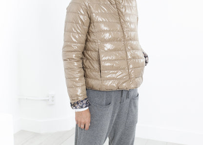 Deione Coat in Graphite Floral (6707101663326)