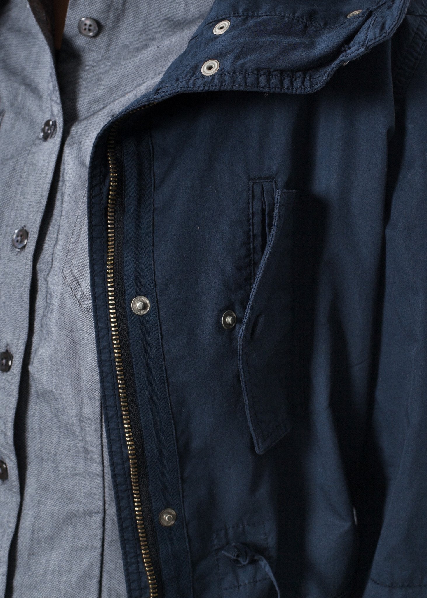 Marquee Coat in Steel (6707105169502)