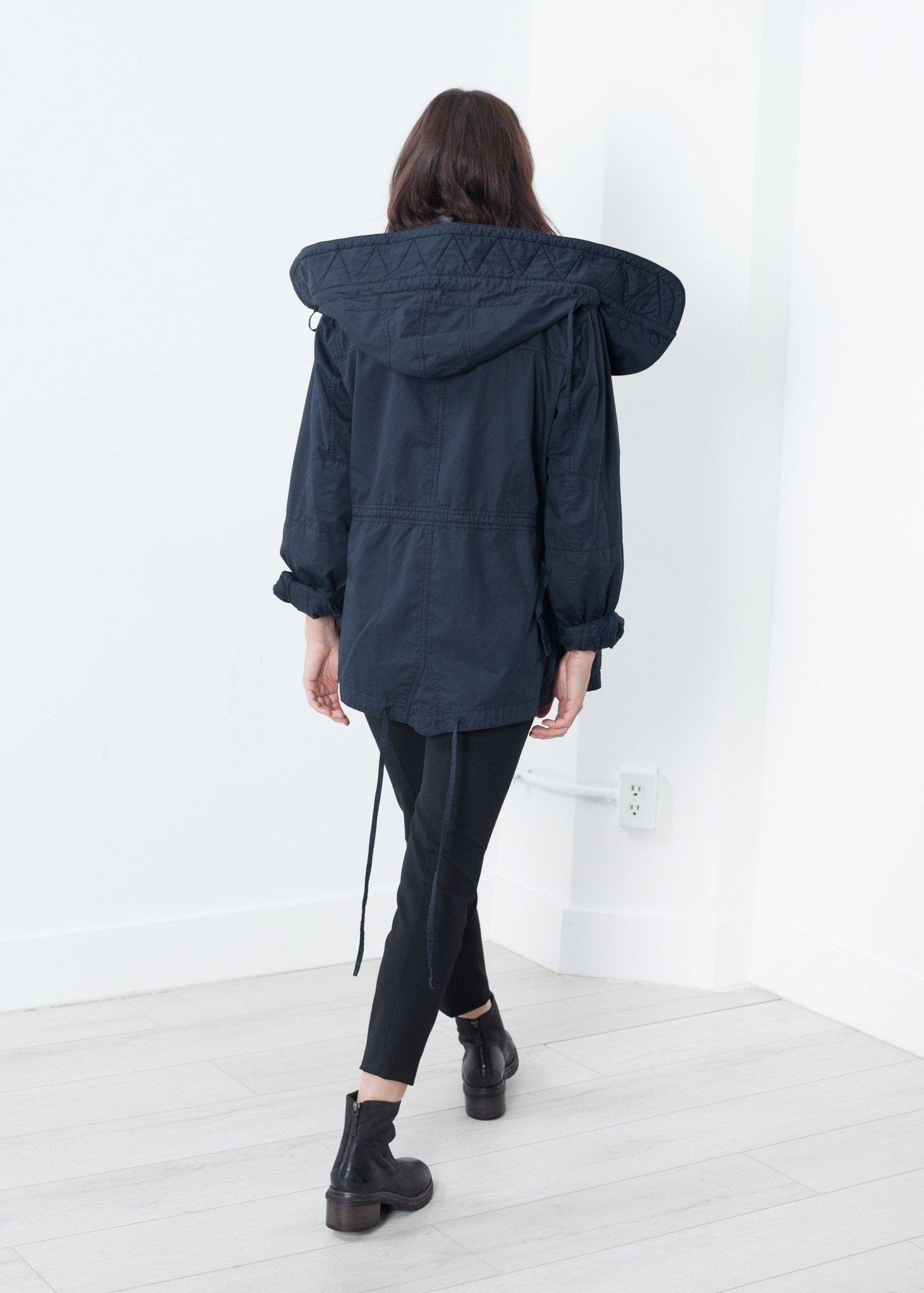 Marquee Coat in Steel (6707105169502)