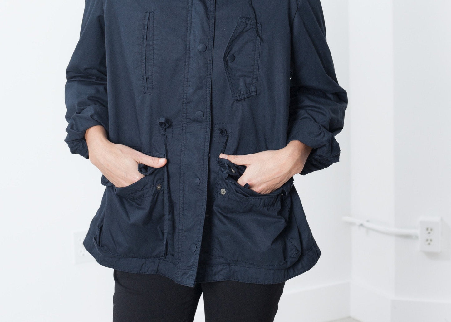 Marquee Coat in Steel (6707105169502)