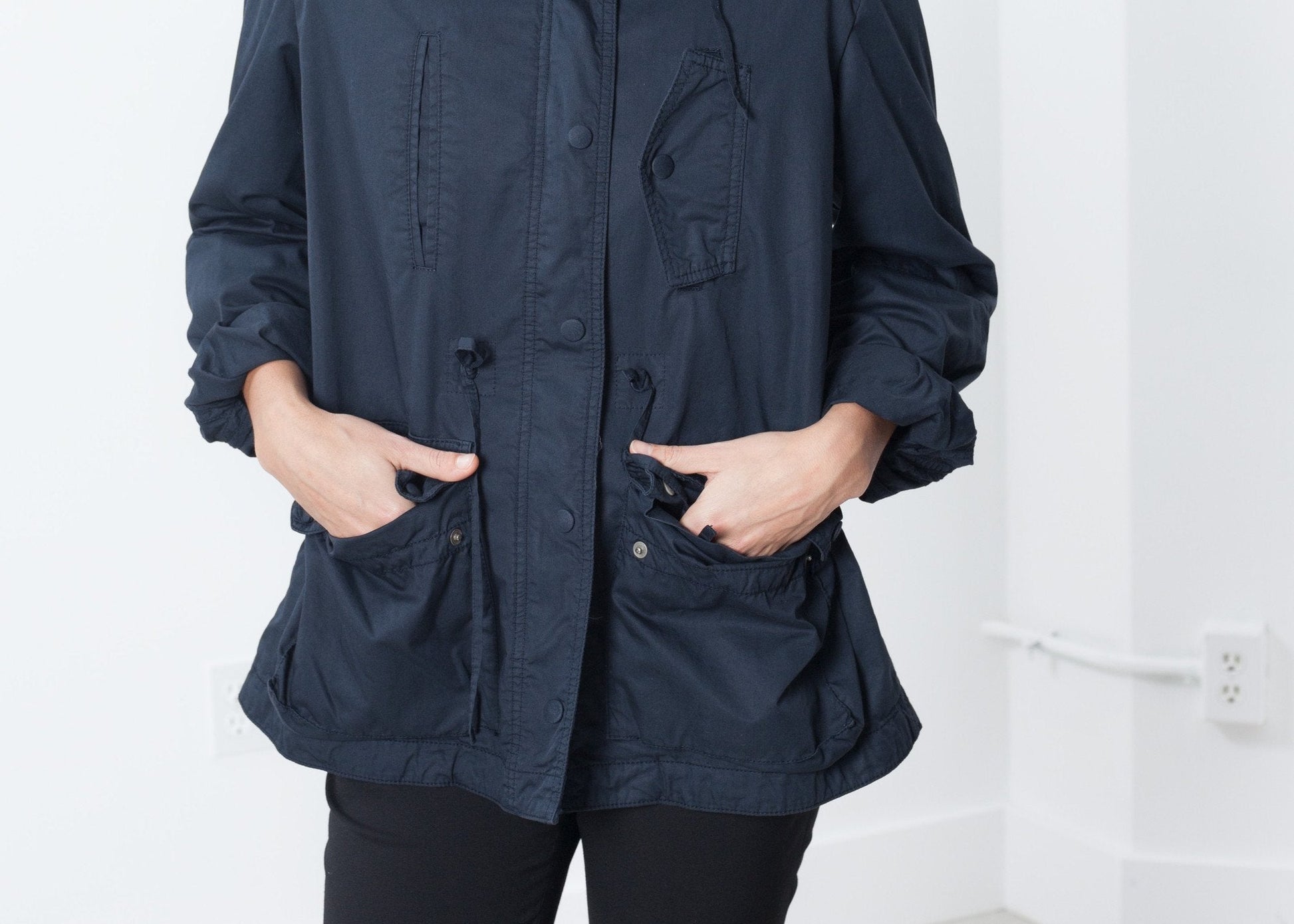 Marquee Coat in Steel (6707105169502)