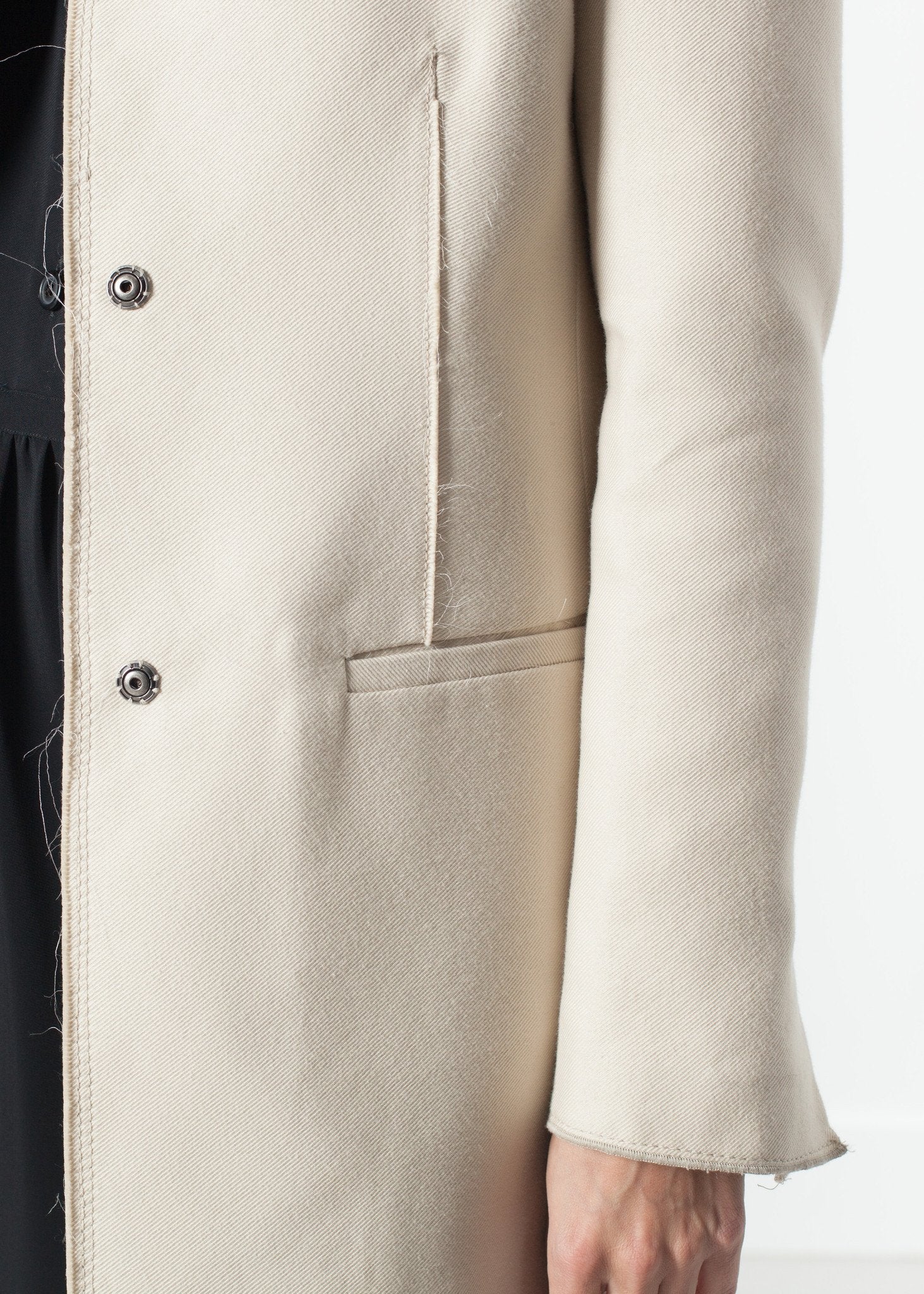 Tessuto Jacket in Cream (6707104972894)