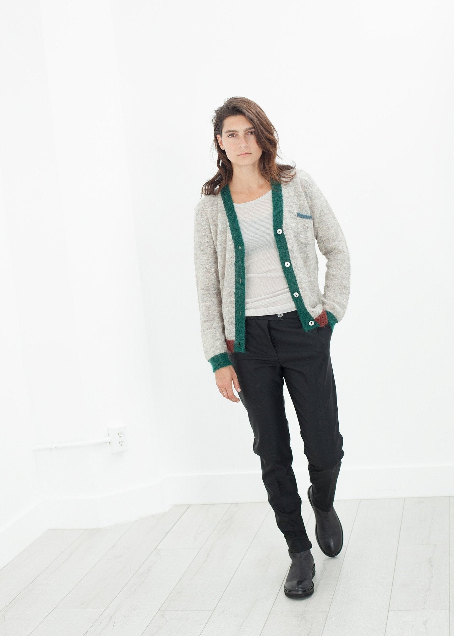 Girlfriend Trouser in Black (6707099795550)