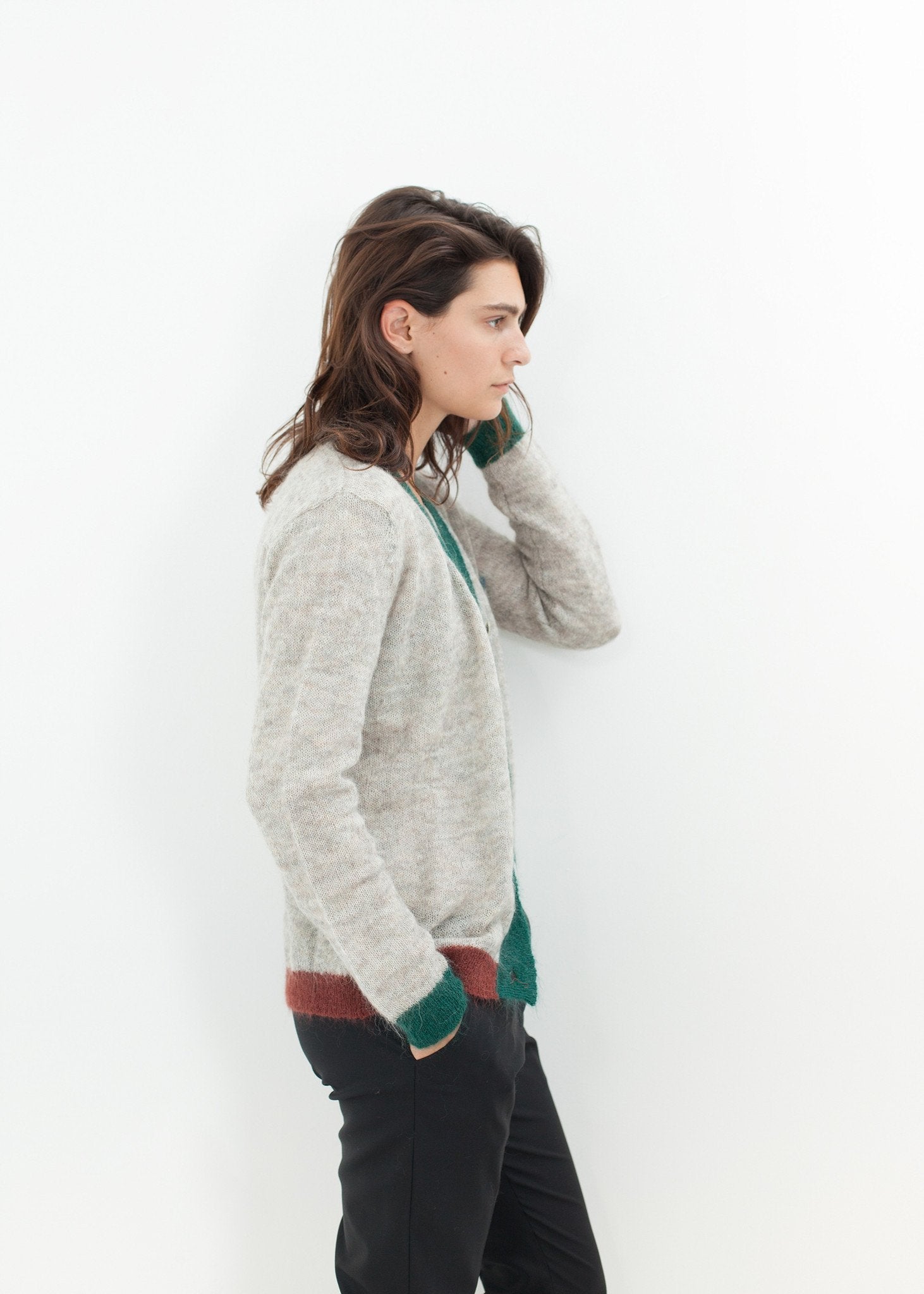 Deskle Cardigan in Heather (6707103924318)