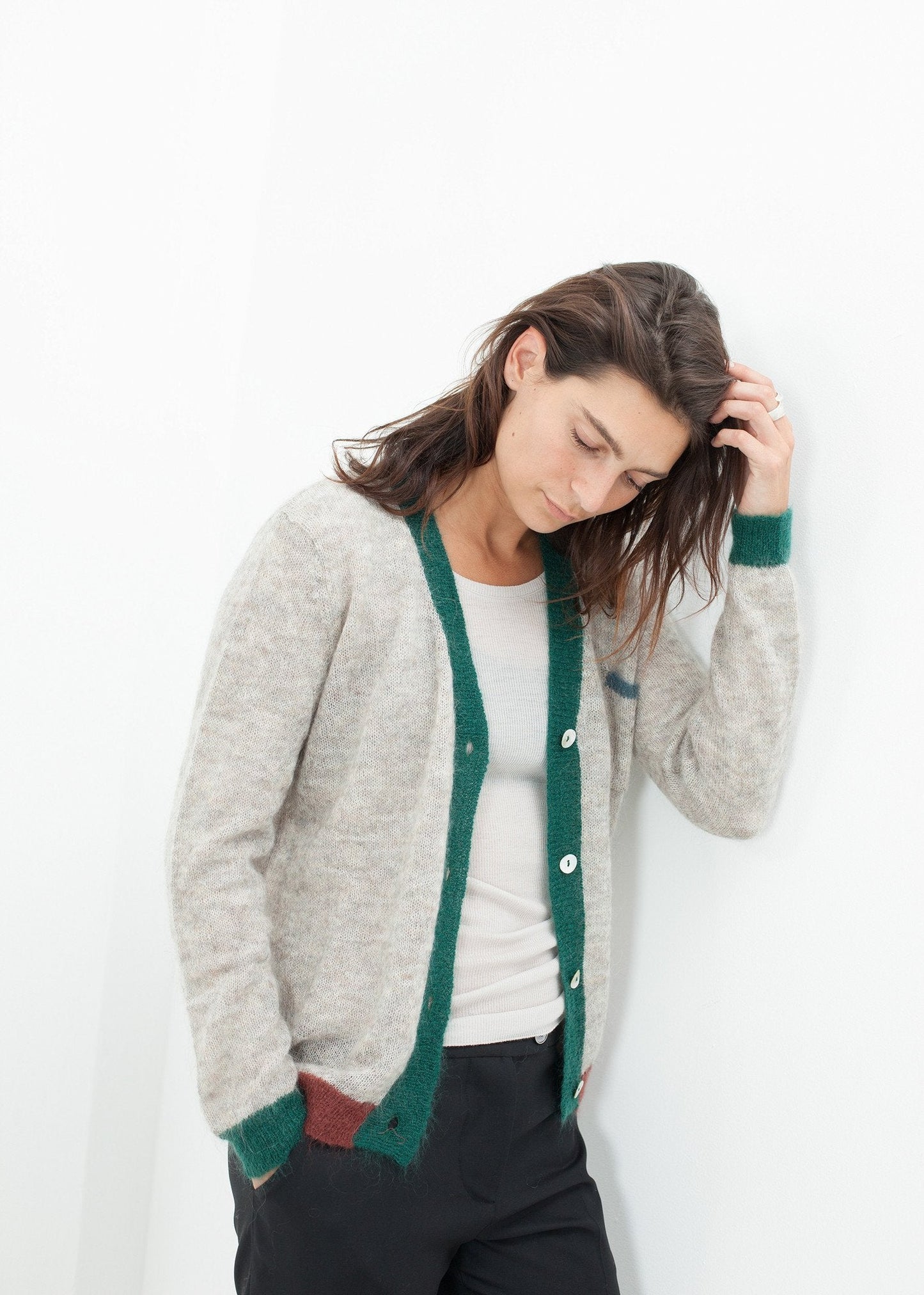 Deskle Cardigan in Heather (6707103924318)