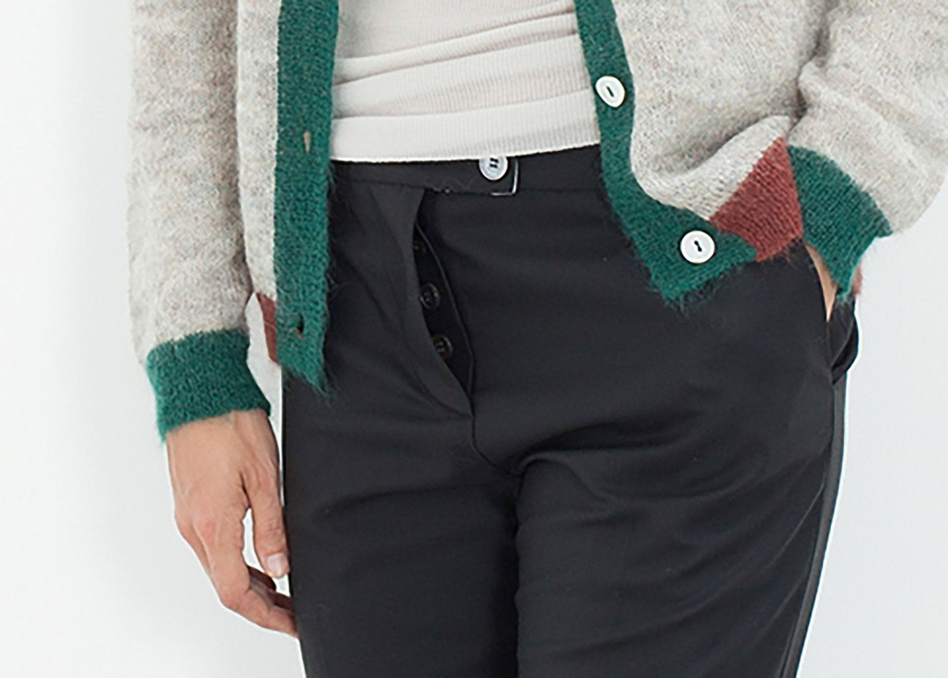 Girlfriend Trouser in Black (6707099795550)