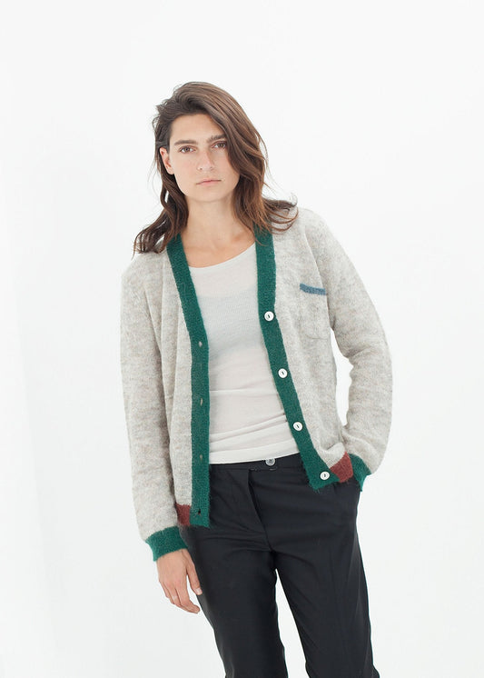 Deskle Cardigan in Heather (6707103924318)