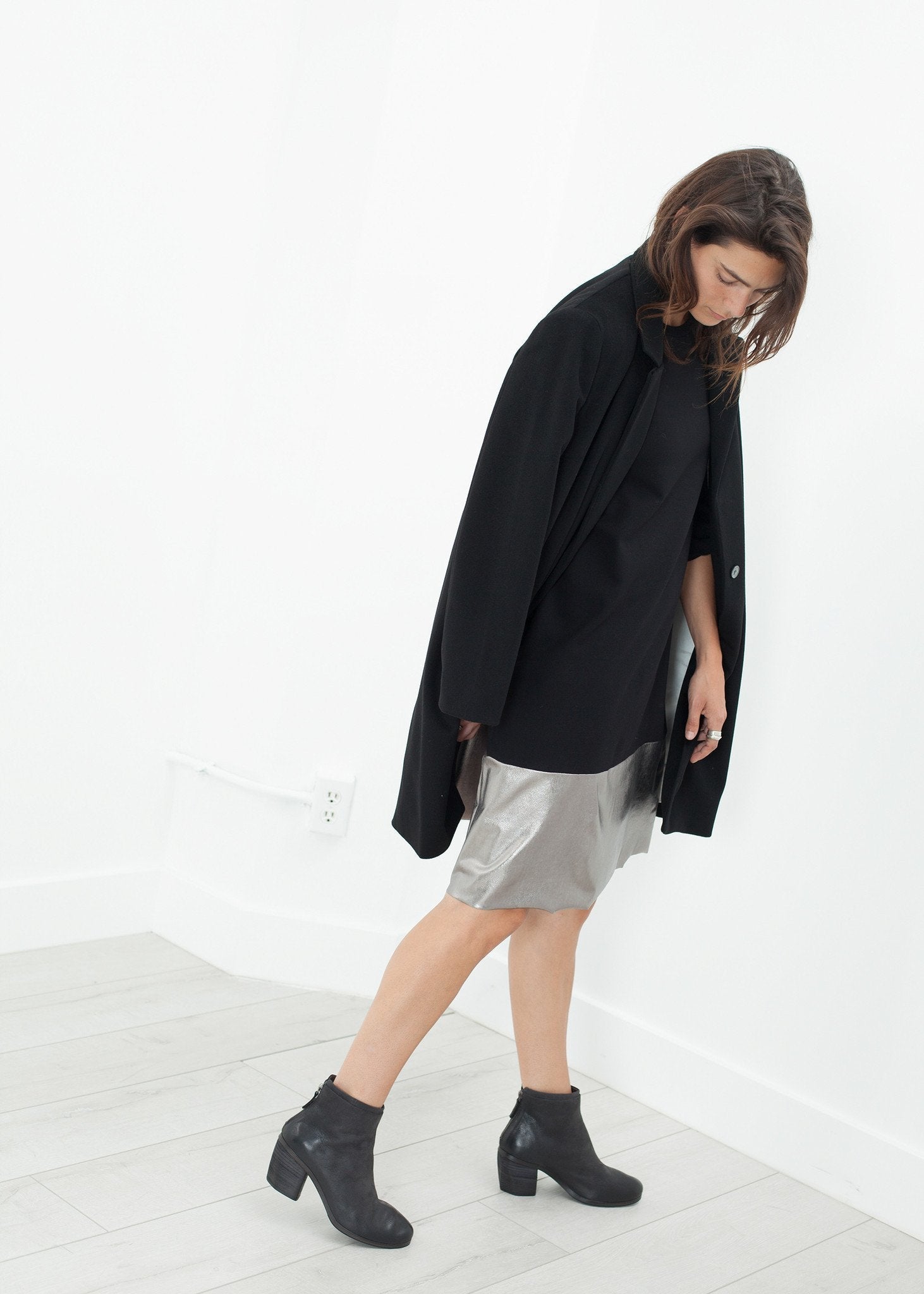 Border Dress in Black/Silver (6707100319838)