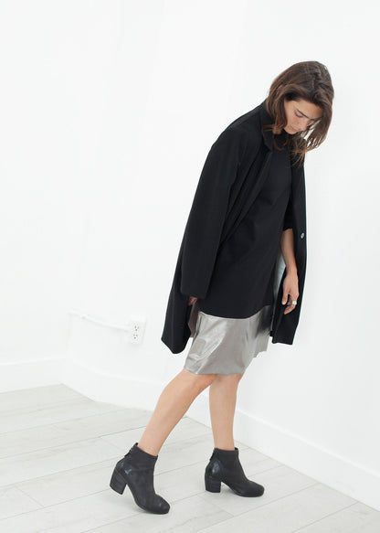 Border Dress in Black/Silver (6707100319838)