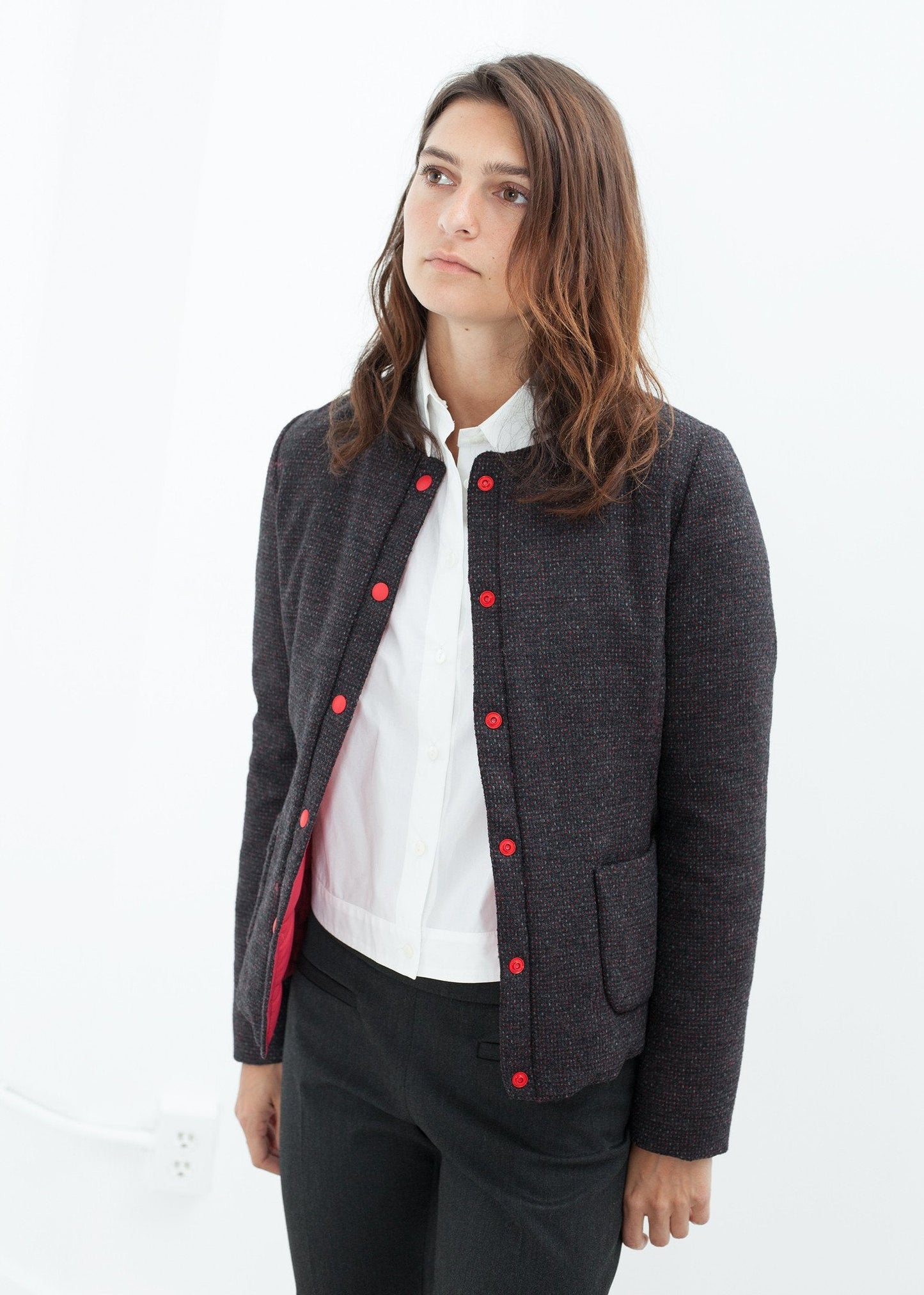 Camelia Reversible Jacket in Black/Red (6707096322142)