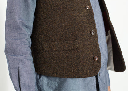 Kobe Vest in Brown (6707097698398)