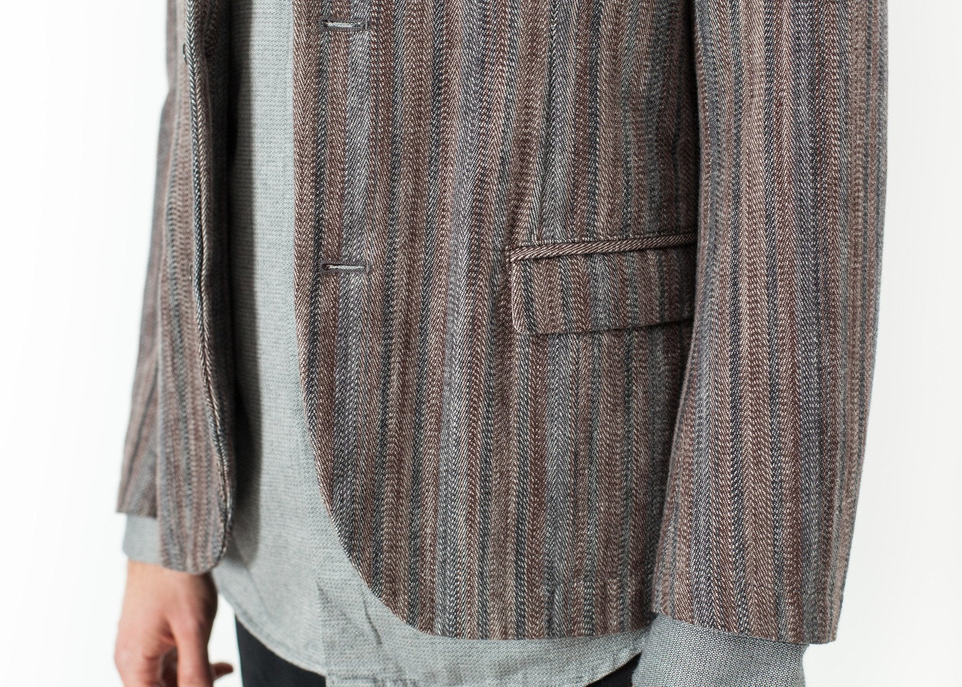 Watercolor Sport Jacket in Brown/Blue (6707099566174)