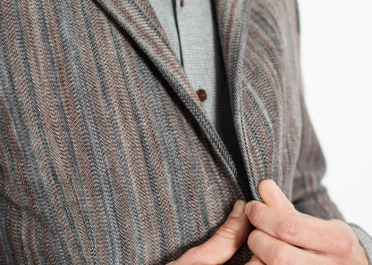 Watercolor Sport Jacket in Brown/Blue (6707099566174)