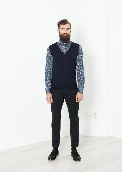 Camicia Slim Shirt in Celestial (6707102810206)