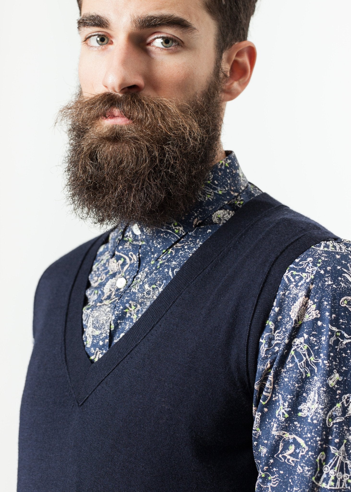 Basic Gilet in Navy (6707102580830)