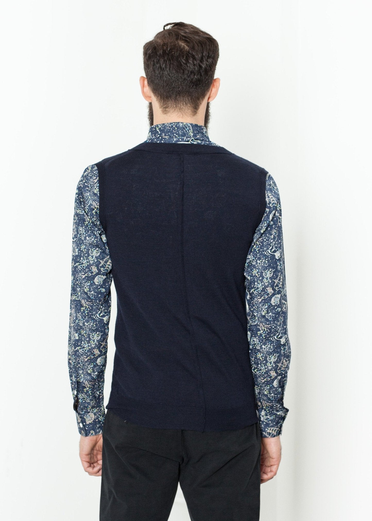 Basic Gilet in Navy (6707102580830)