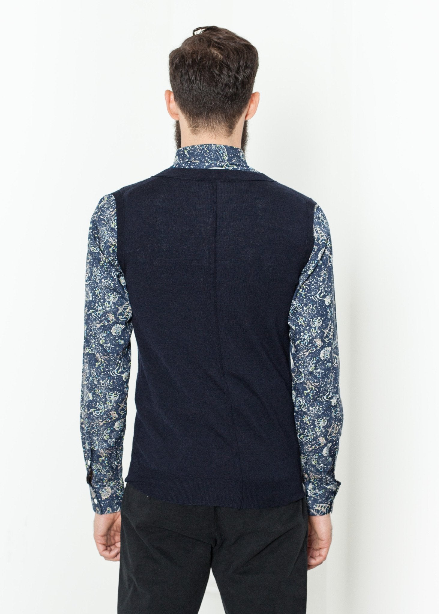 Basic Gilet in Navy (6707102580830)