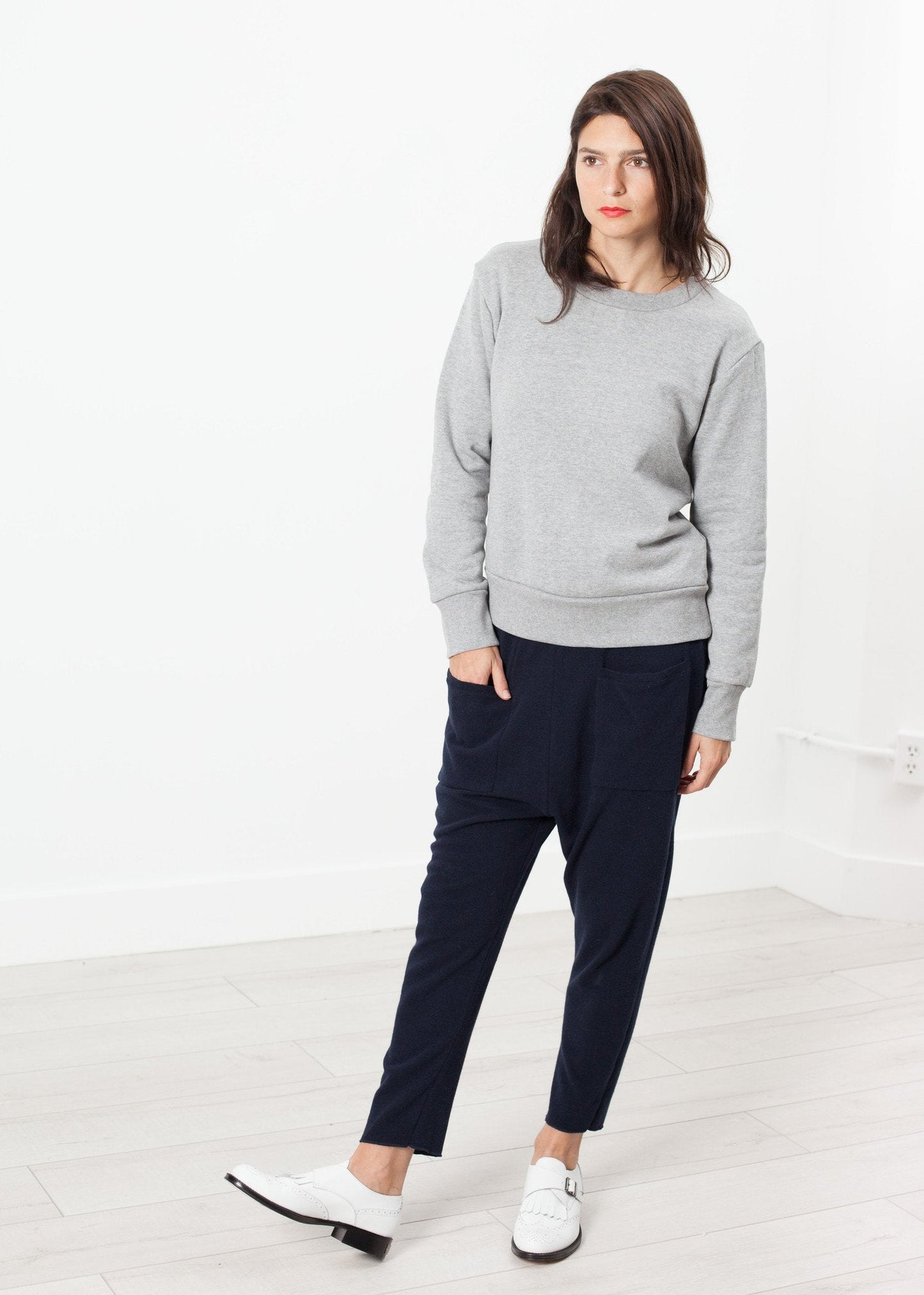 Loopwheeler Sweatshirt in Grey (6707100155998)