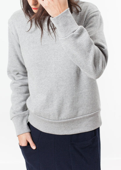 Loopwheeler Sweatshirt in Grey (6707100155998)