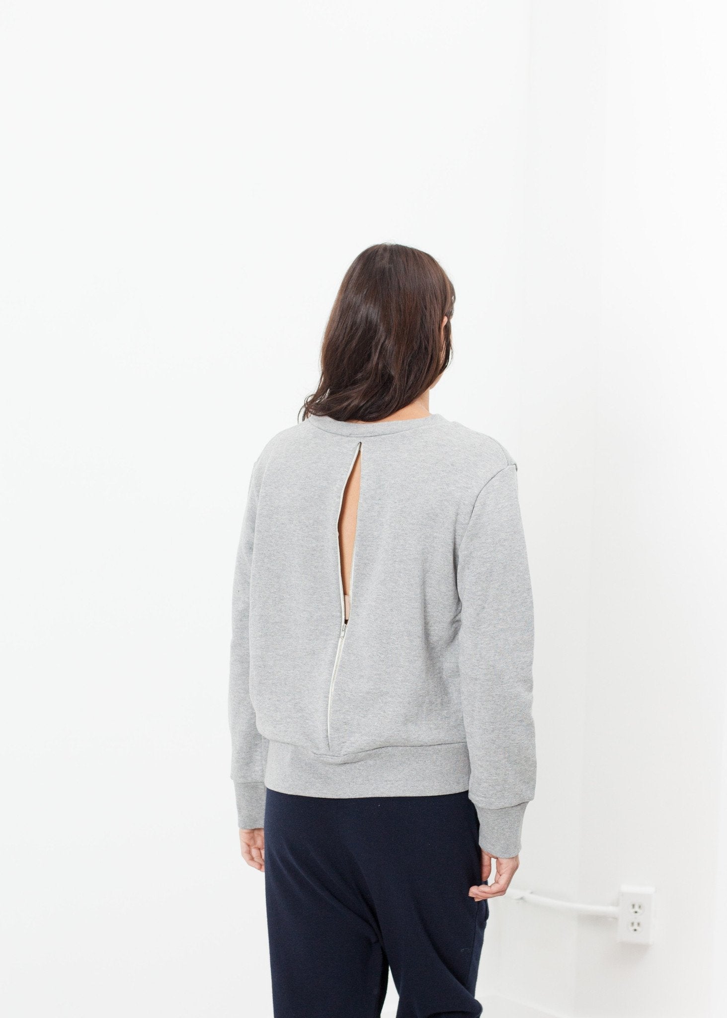 Loopwheeler Sweatshirt in Grey (6707100155998)