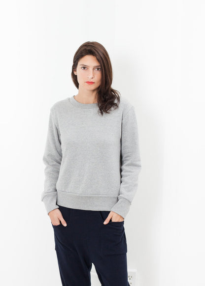 Loopwheeler Sweatshirt in Grey (6707100155998)