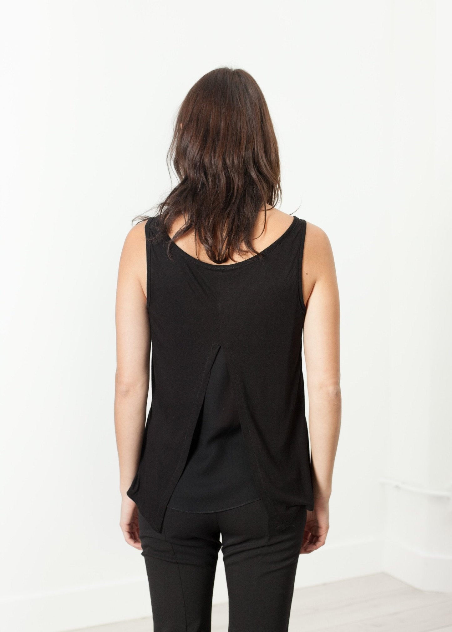 Brandy Tank in Black (6707105628254)