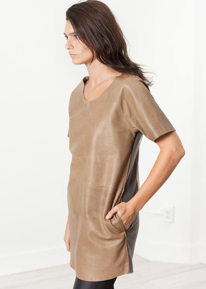 Leather Front Tunic (6707106152542)