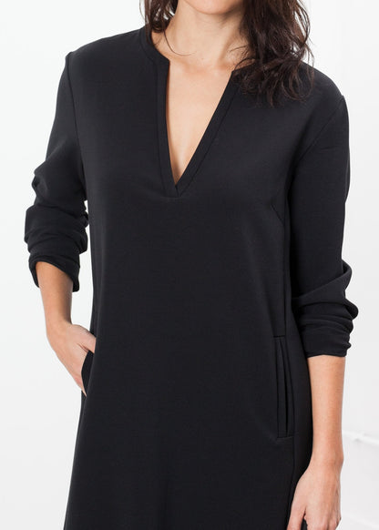 A-Line Pocket Shift in Black (6707102122078)