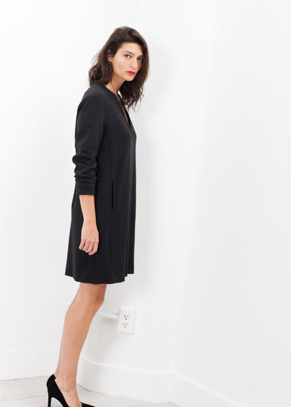 A-Line Pocket Shift in Black (6707102122078)